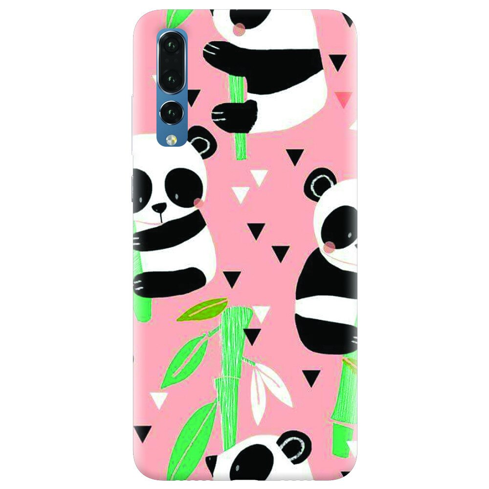 Husa silicon pentru Huawei P20 Pro, Baby Panda 001