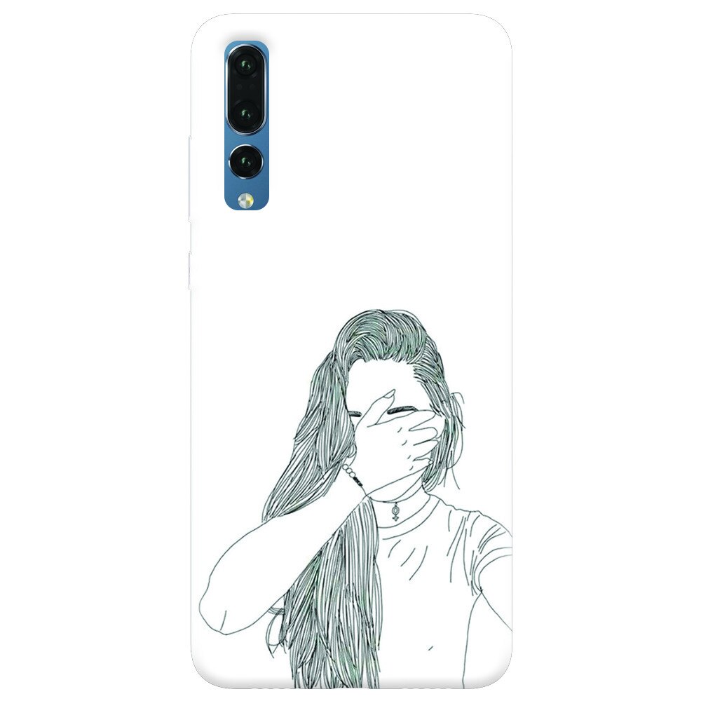 Husa silicon pentru Huawei P20 Pro, Dont Look