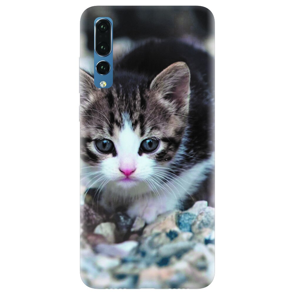 Husa silicon pentru Huawei P20 Pro, Animal Cat