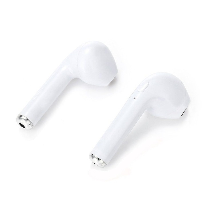 Безжични слушалки HBQ-I7 TWS с Power Bank кутия, Бял