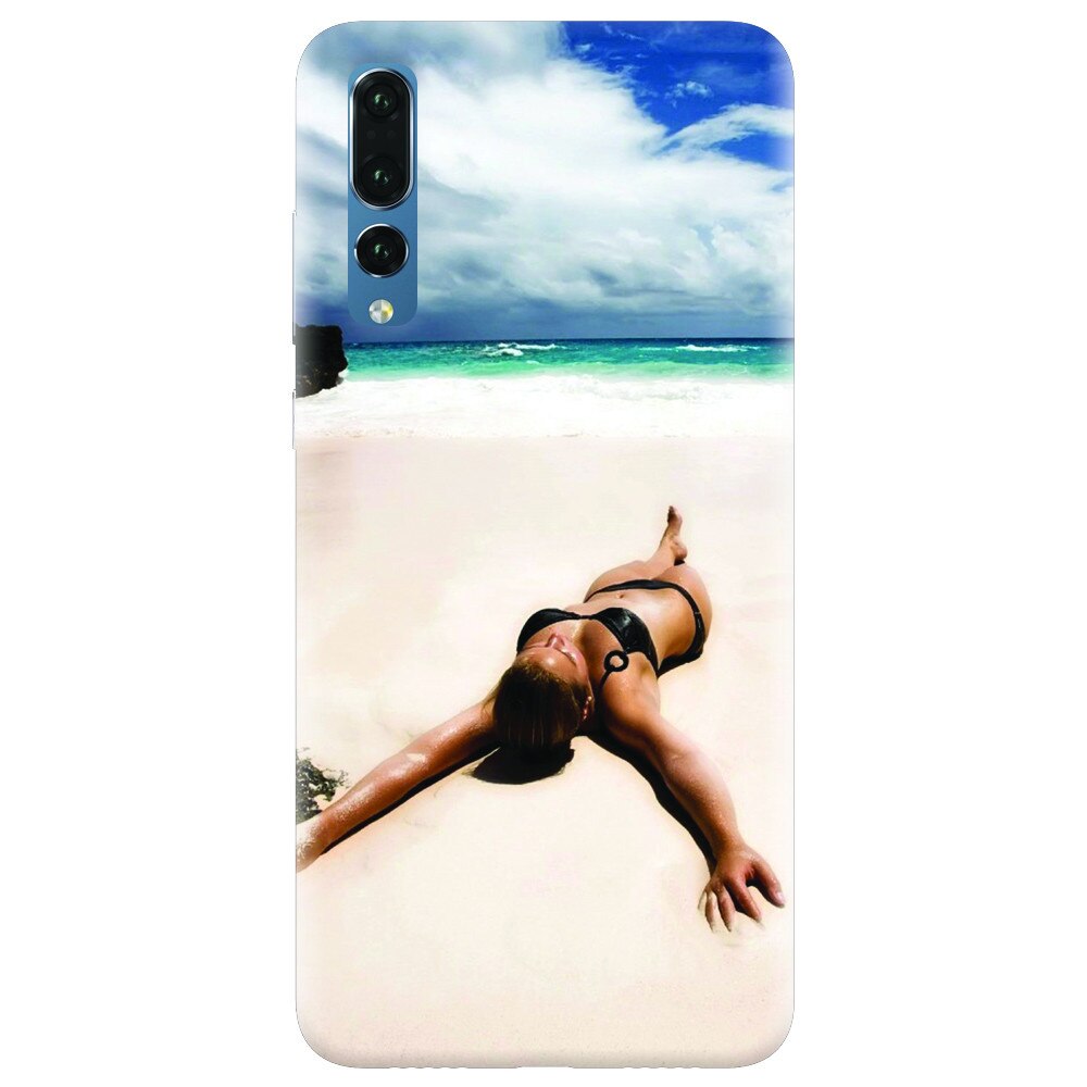 Husa silicon pentru Huawei P20 Pro, Beach Lounging