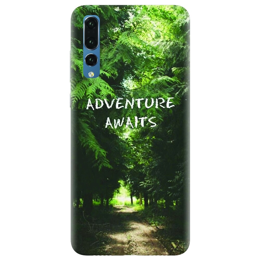 Husa silicon pentru Huawei P20 Pro, Adventure Awaits Forest