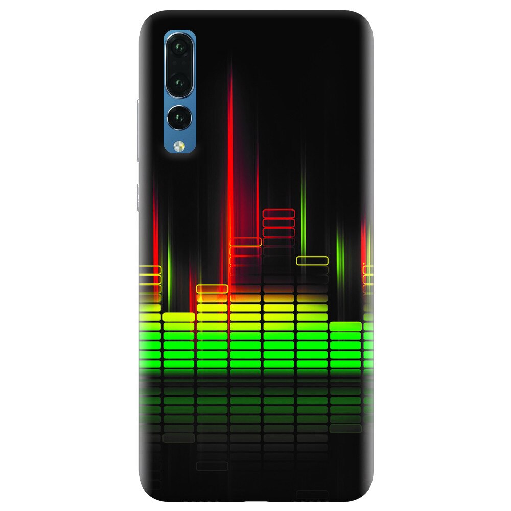 Husa silicon pentru Huawei P20 Pro, Abstract Dj Sound System