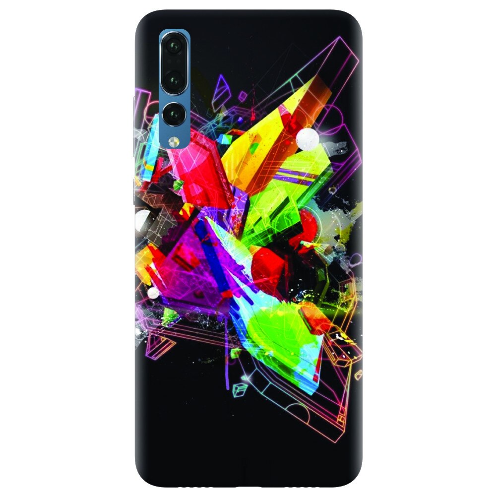 Husa silicon pentru Huawei P20 Pro, Abstract Shape