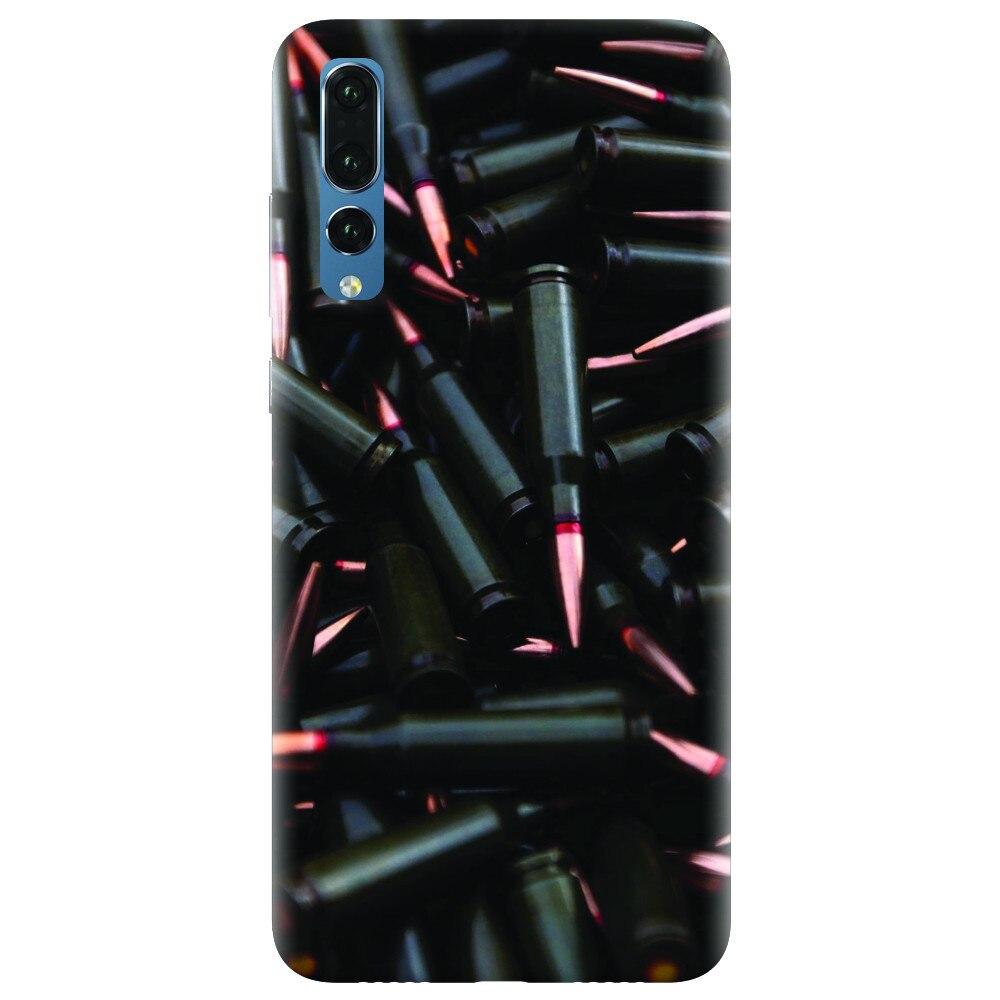 Husa silicon pentru Huawei P20 Pro, Ammunition Bullets