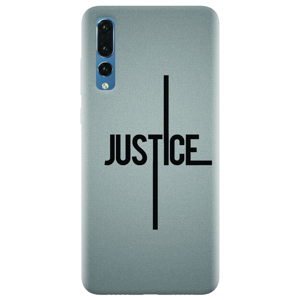 Husa silicon pentru Huawei P20 Pro, Amir Justice Minimalistic Nubheebuccus Text