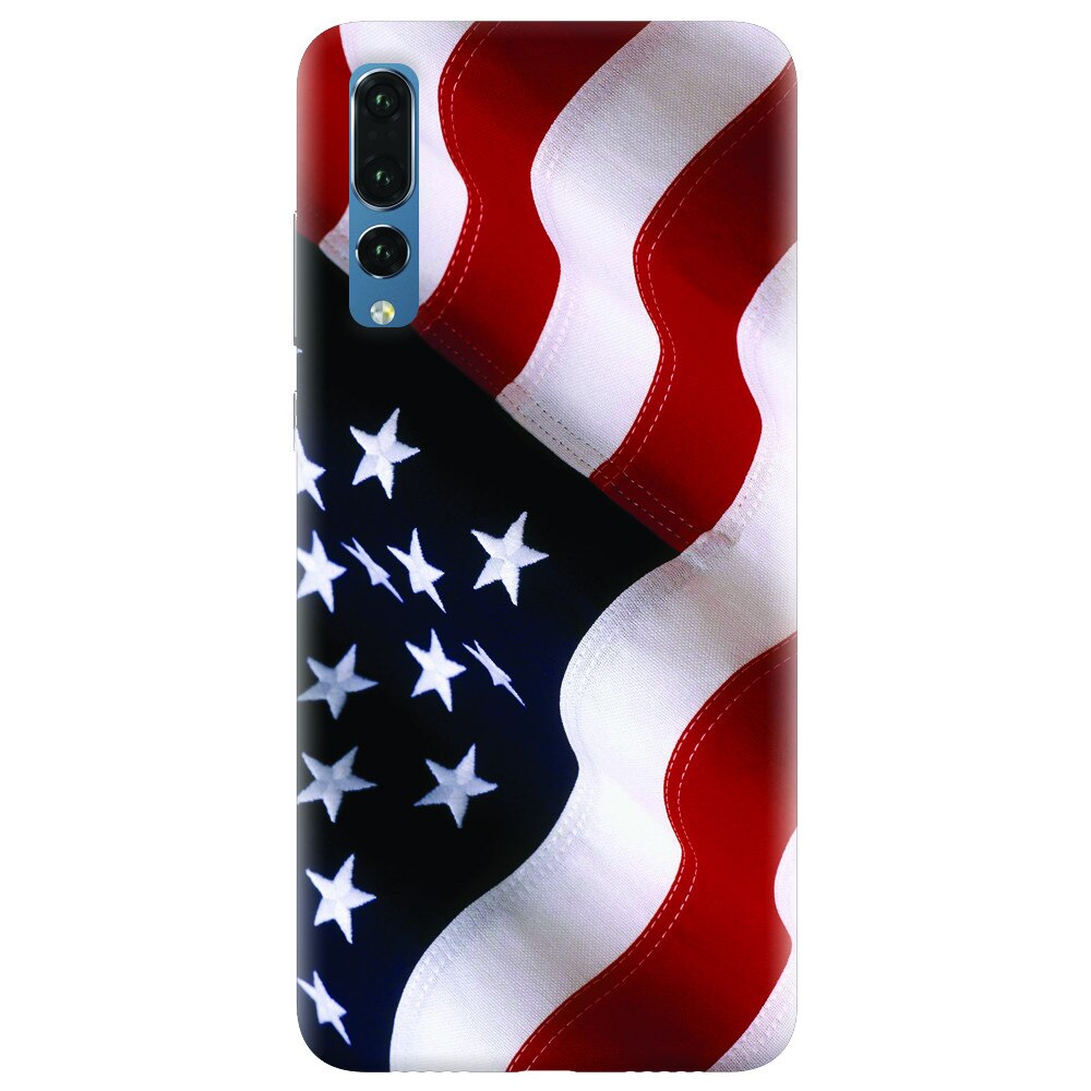 Husa silicon pentru Huawei P20 Pro, American