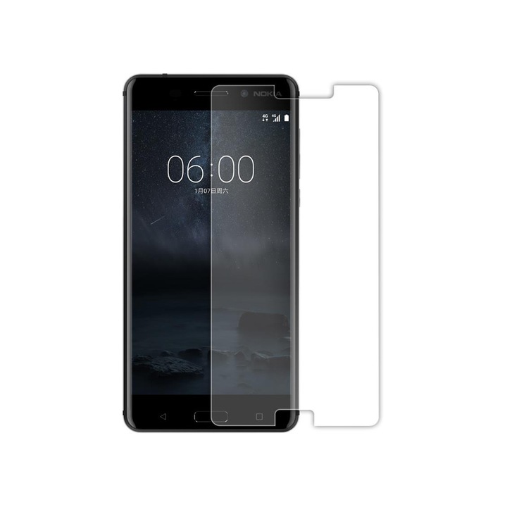Стъклен протектор DeTech, за Nokia 5.1 Plus, 0.3mm, Прозрачен