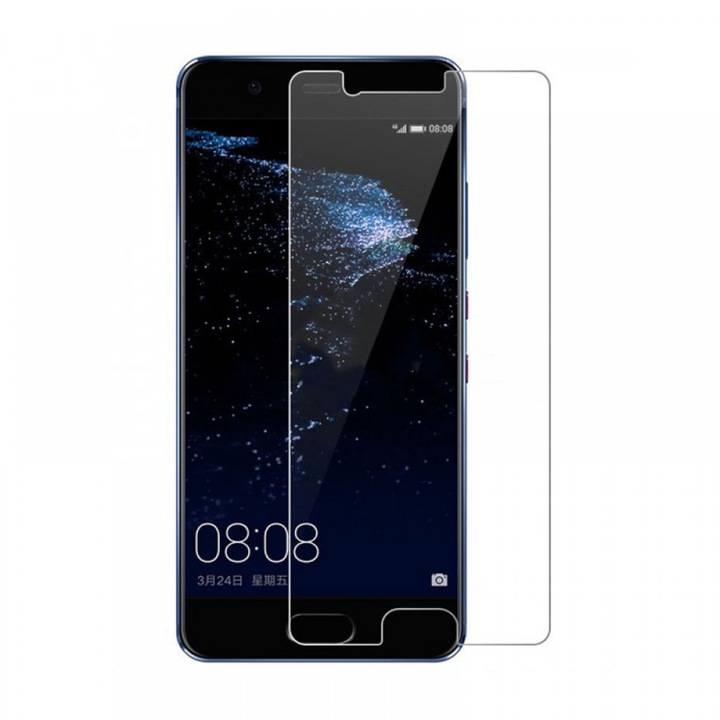 Folie protectie ecran, DeTech, Sticla, pentru Huawei P10 Lite, 0.3 mm, Transparent