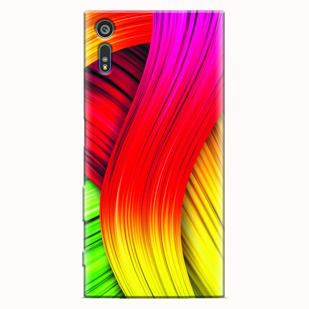 Husa silicon pentru Sony Xperia XR, Colorful Abstract