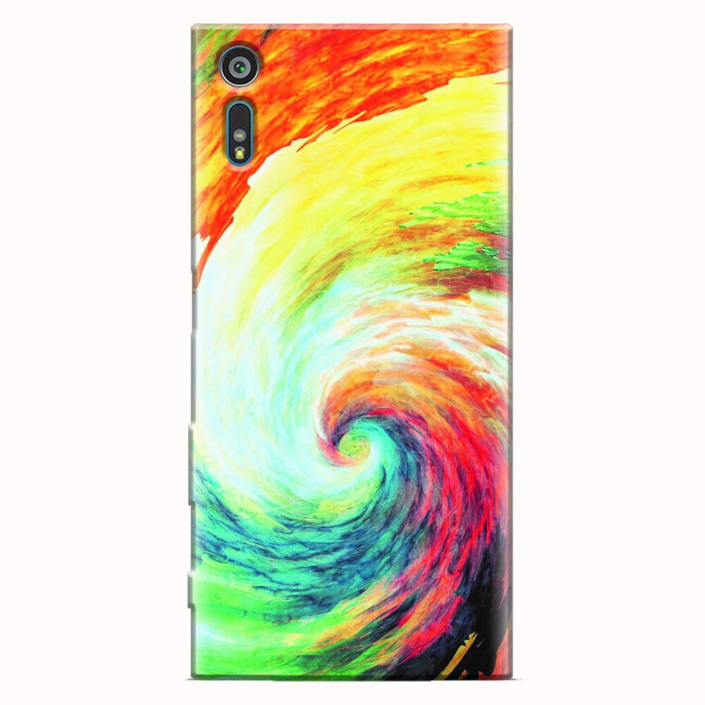 Husa silicon pentru Sony Xperia XR, Big Wave Painting