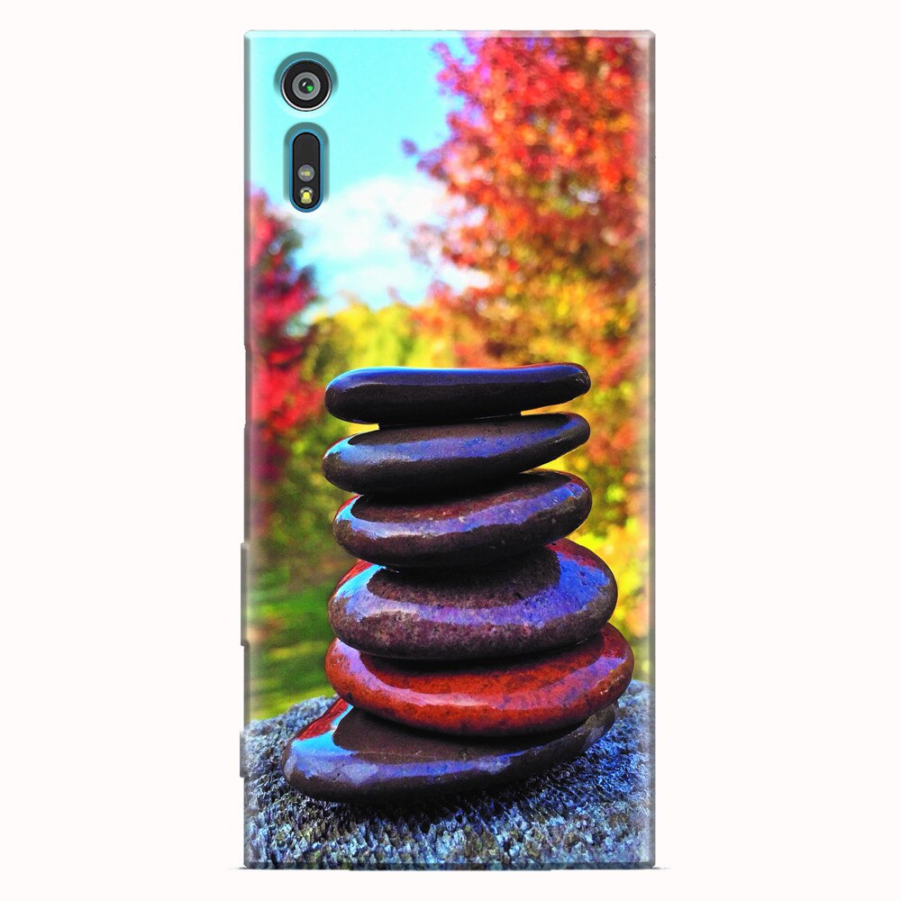 Husa silicon pentru Sony Xperia XR, Stacking Stones