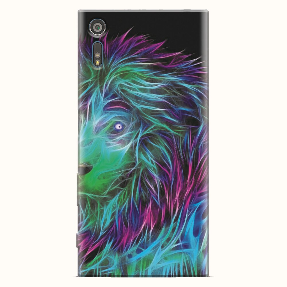 Husa silicon pentru Sony Xperia XR, Abstract Lion 002
