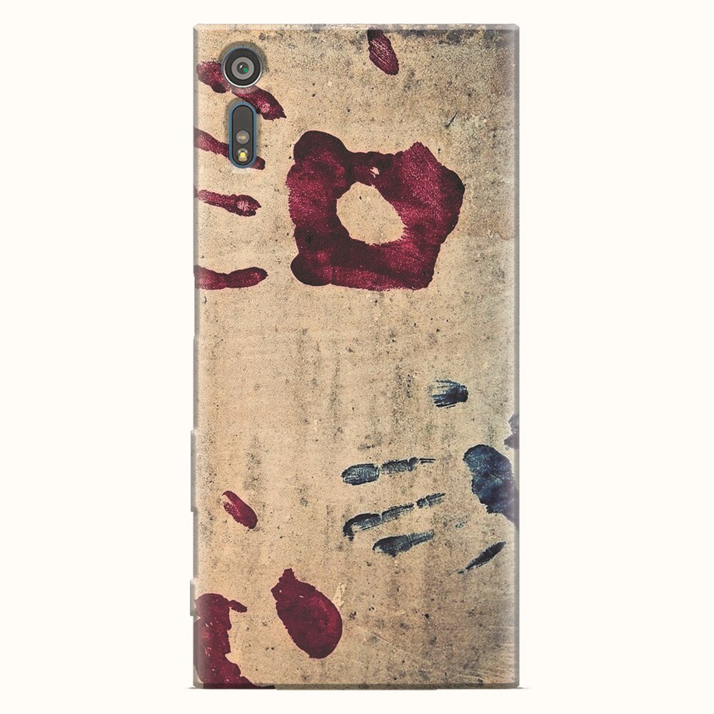 Husa silicon pentru Sony Xperia XR, Handprints