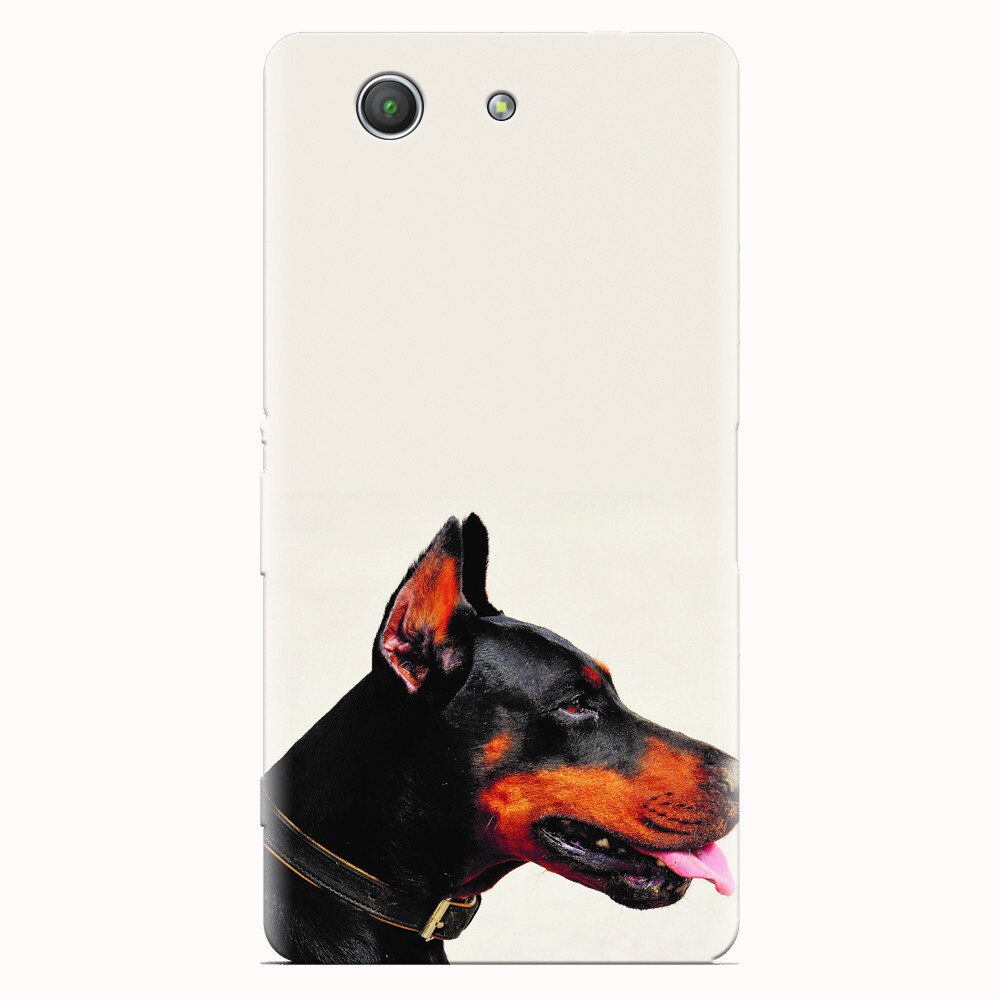 Husa silicon pentru Sony Xperia Z3 mini, Doberman