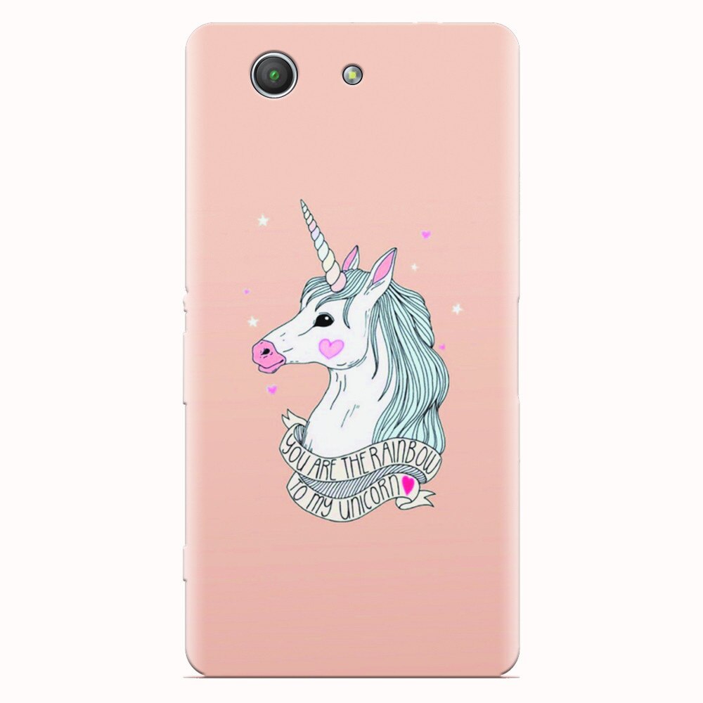 Husa silicon pentru Sony Xperia Z3 mini, Cute Rose Gold