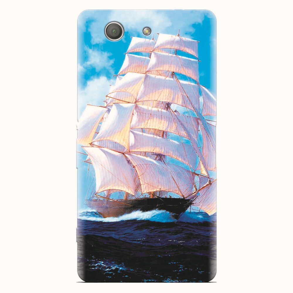 Husa silicon pentru Sony Xperia Z3 mini, Attractive Art Of Ships