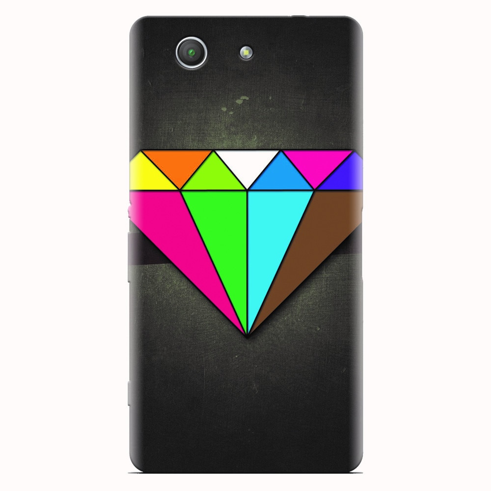 Husa silicon pentru Sony Xperia Z3 mini, Colorful Diamond