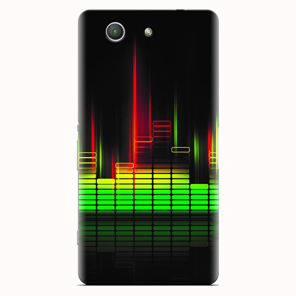 Husa silicon pentru Sony Xperia Z3 mini, Abstract Dj Sound System