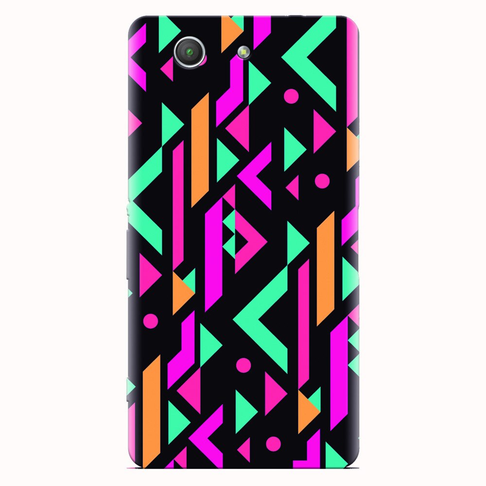 Husa silicon pentru Sony Xperia Z3 mini, Alien Geometrics