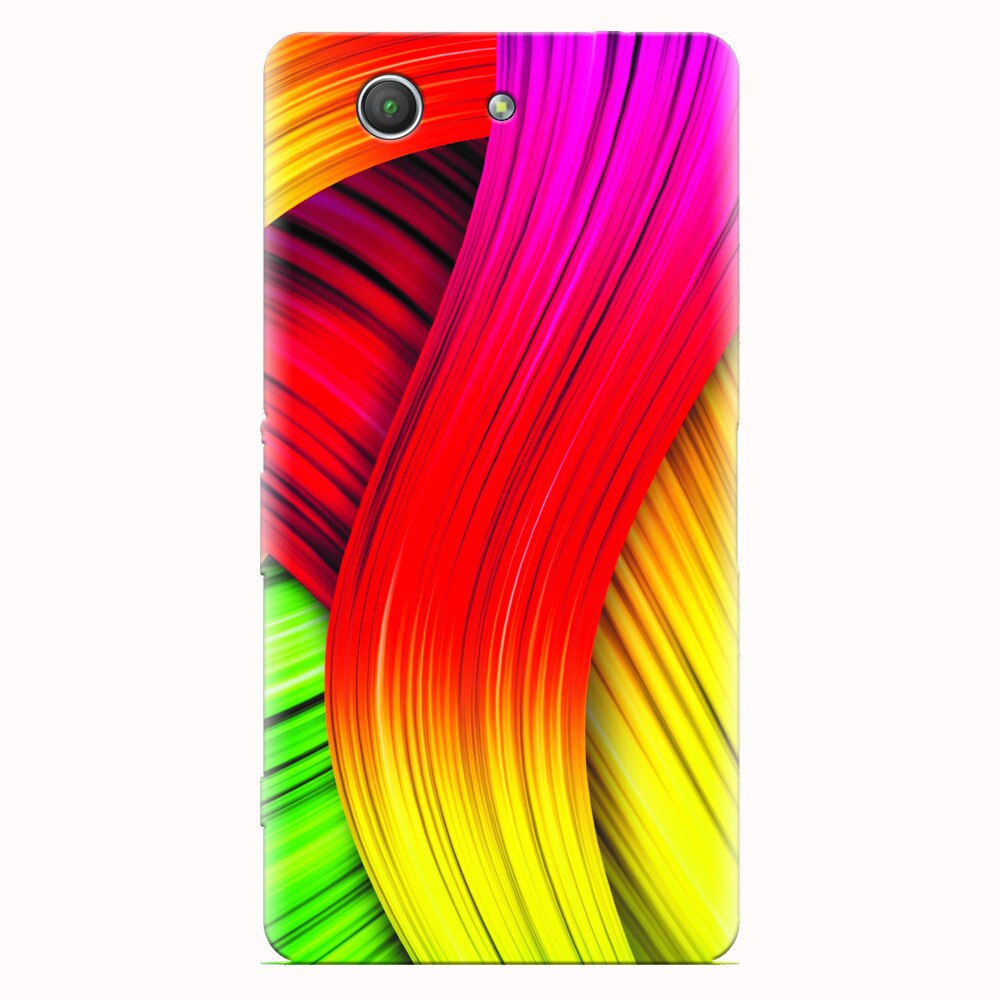 Husa silicon pentru Sony Xperia Z3 mini, Colorful Abstract