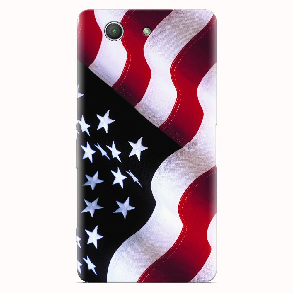 Husa silicon pentru Sony Xperia Z3 mini, American