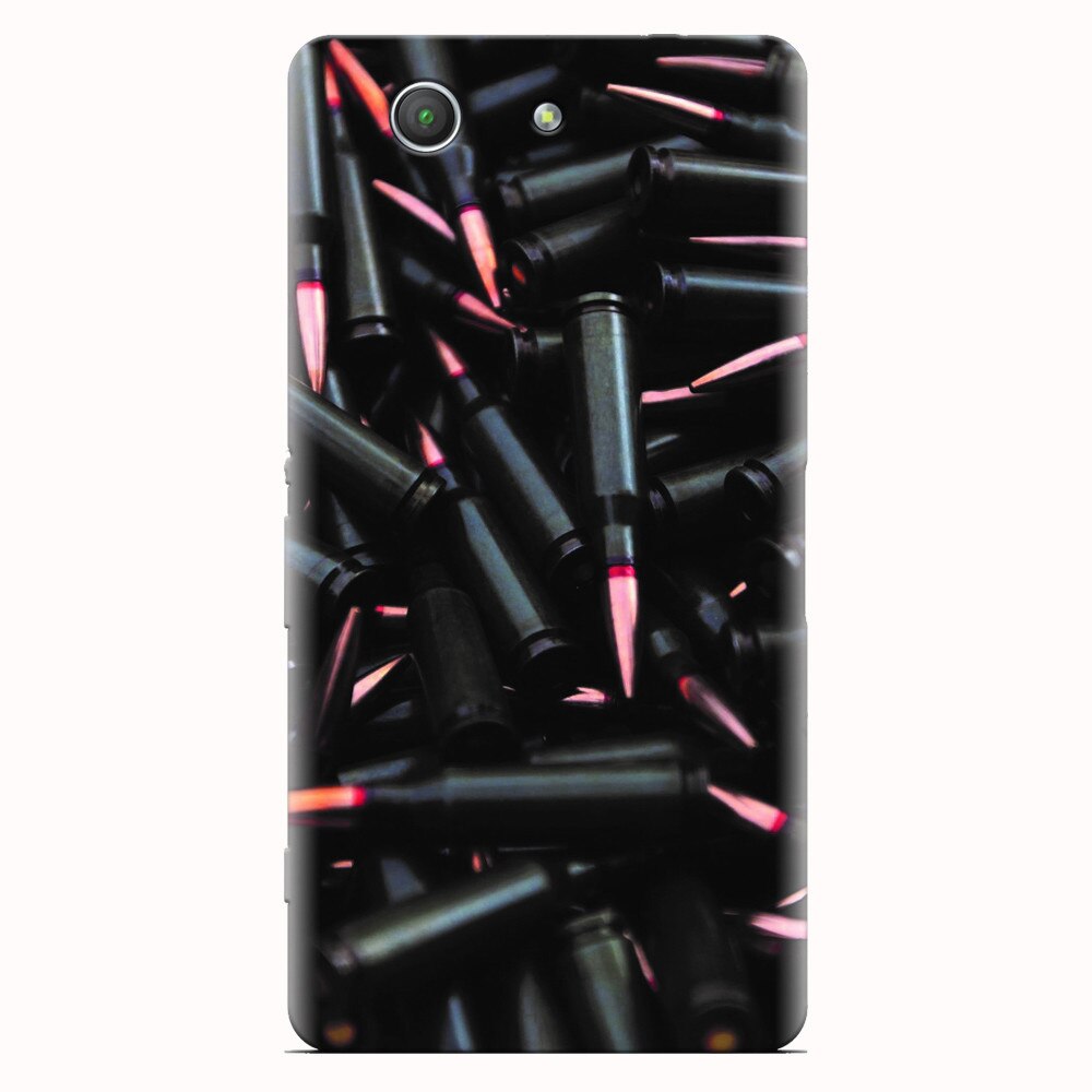 Husa silicon pentru Sony Xperia Z3 mini, Ammunition Bullets