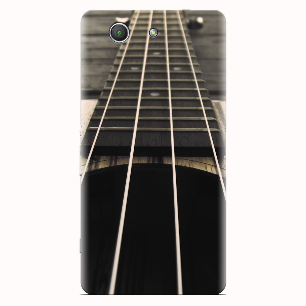 Husa silicon pentru Sony Xperia Z3 mini, Bass Guitar
