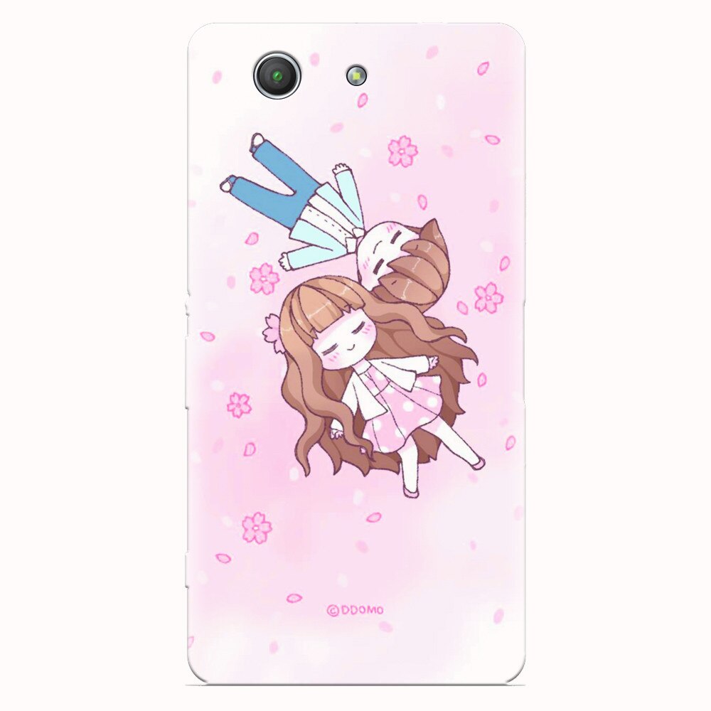 Husa silicon pentru Sony Xperia Z3 mini, Cute Couple