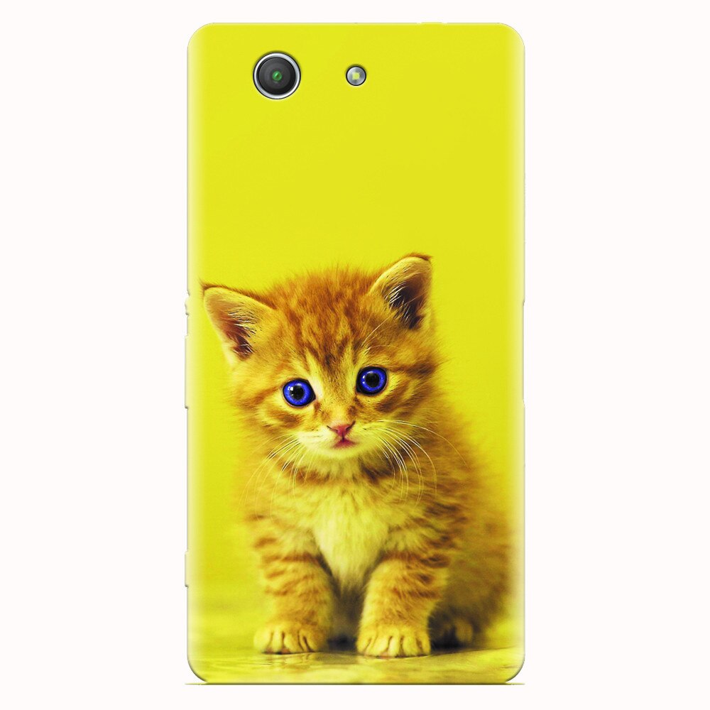 Husa silicon pentru Sony Xperia Z3 mini, Baby Kitten