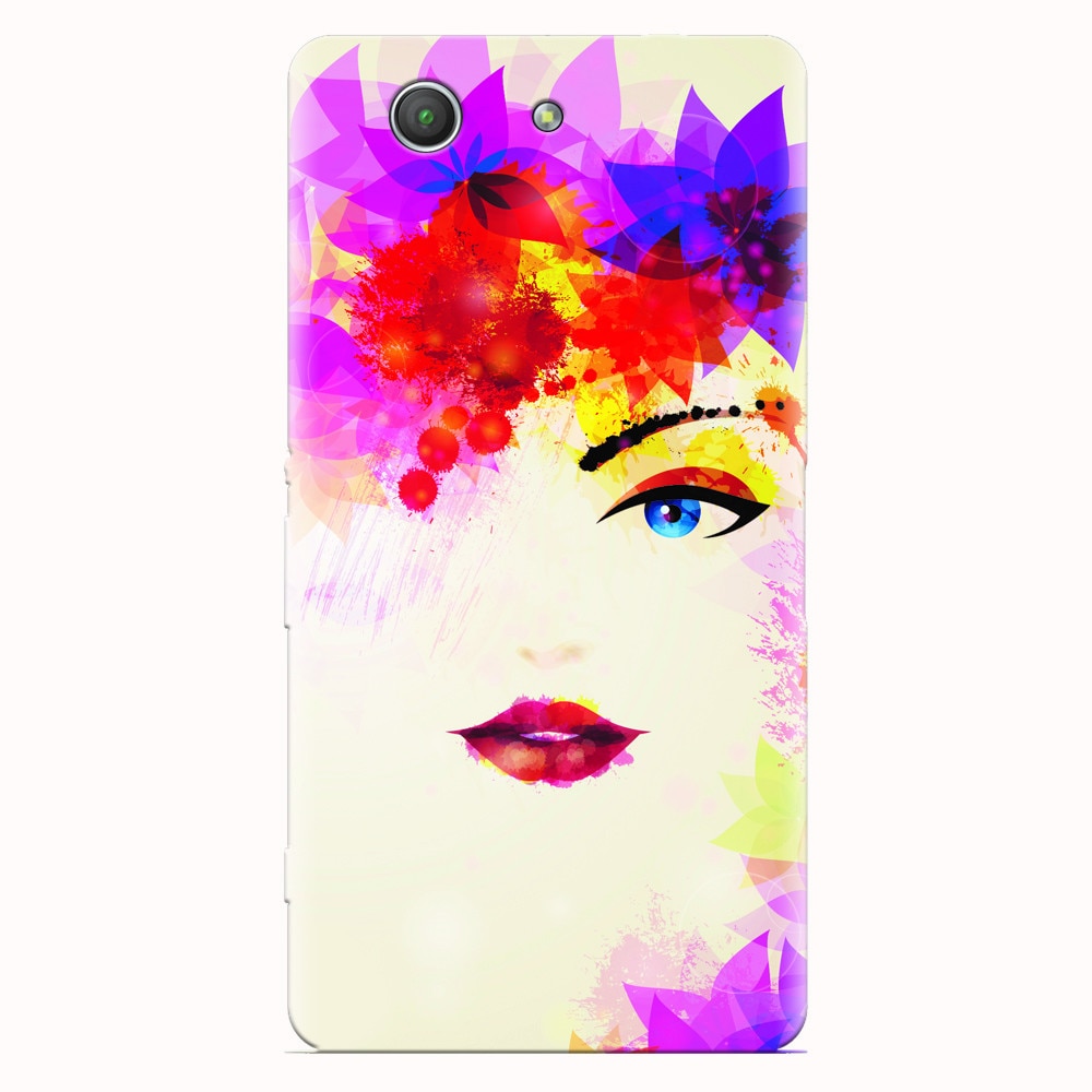 Husa silicon pentru Sony Xperia Z3 mini, Pretty Face