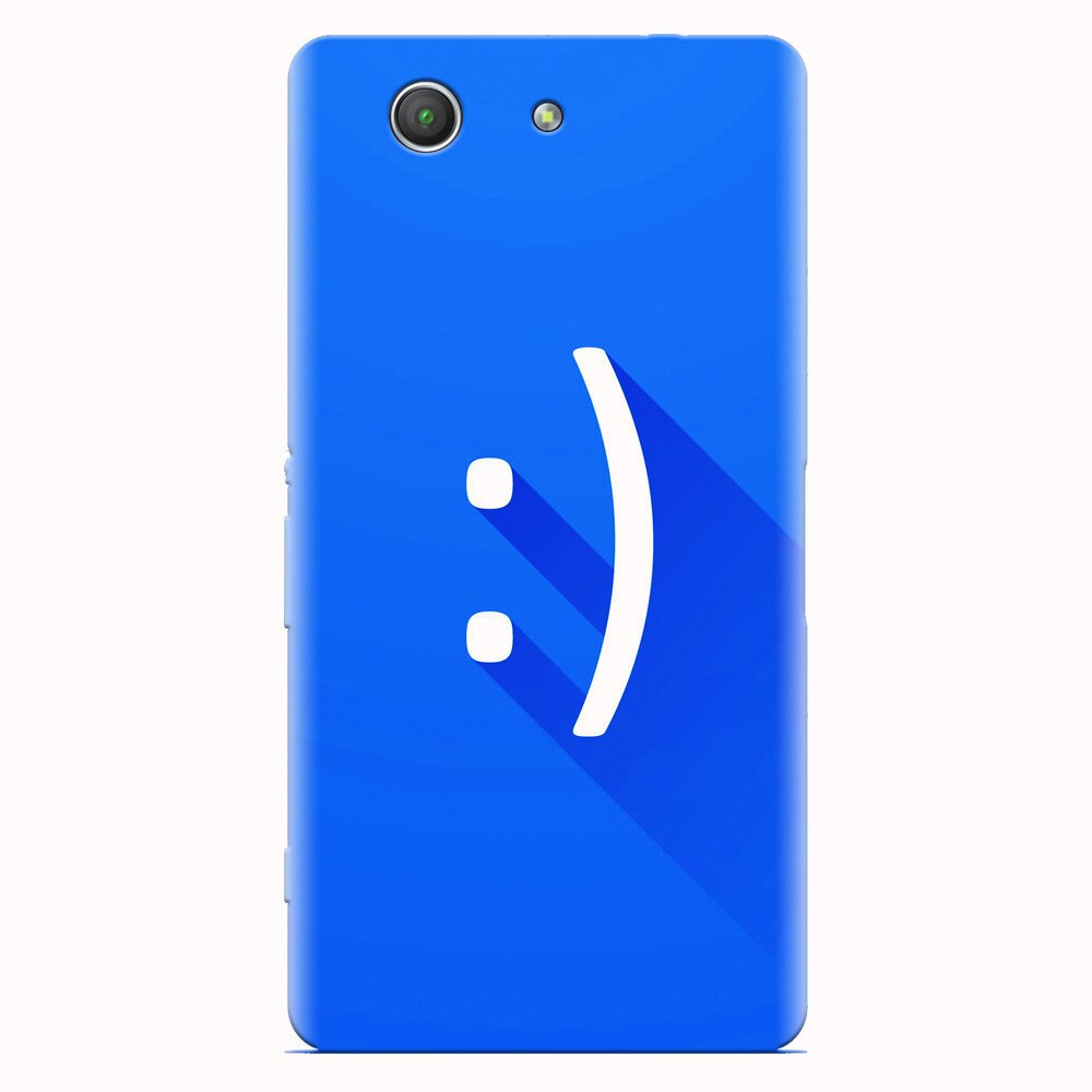 Husa silicon pentru Sony Xperia Z3 mini, Smile