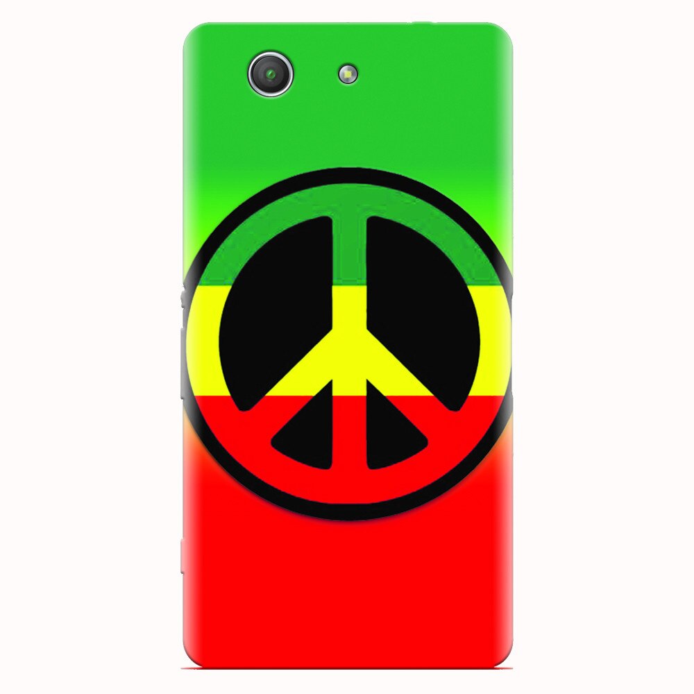 Husa silicon pentru Sony Xperia Z3 mini, Peace