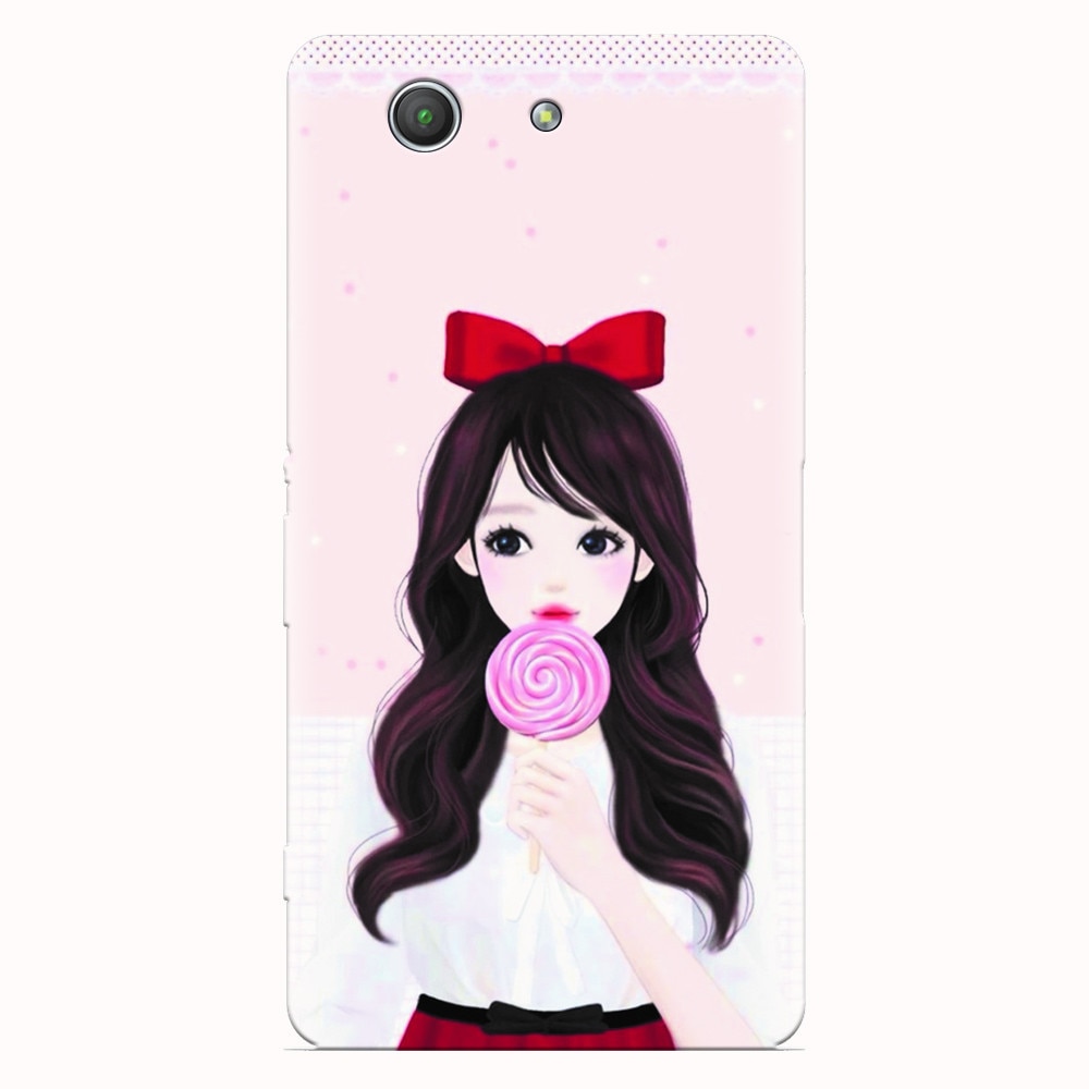 Husa silicon pentru Sony Xperia Z3 mini, Girly 001