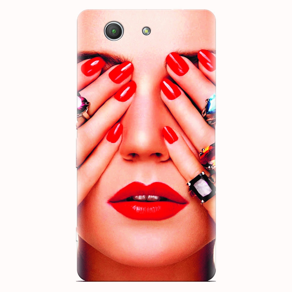 Husa silicon pentru Sony Xperia Z3 mini, Rings On All Fingers