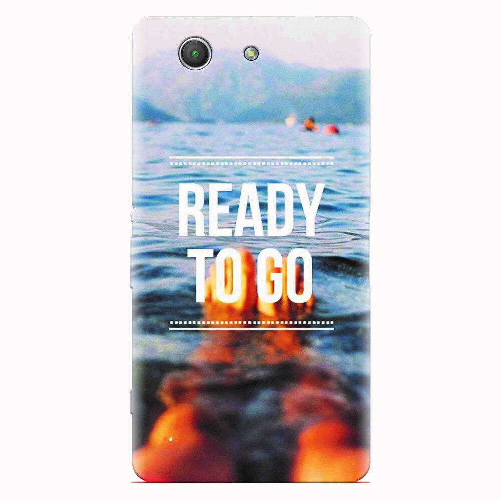Husa silicon pentru Sony Xperia Z3 mini, Ready To Go Swimming