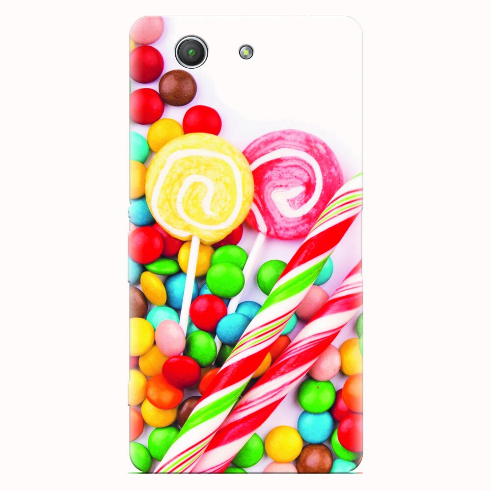 Husa silicon pentru Sony Xperia Z3 mini, Sweet Colorful Candy