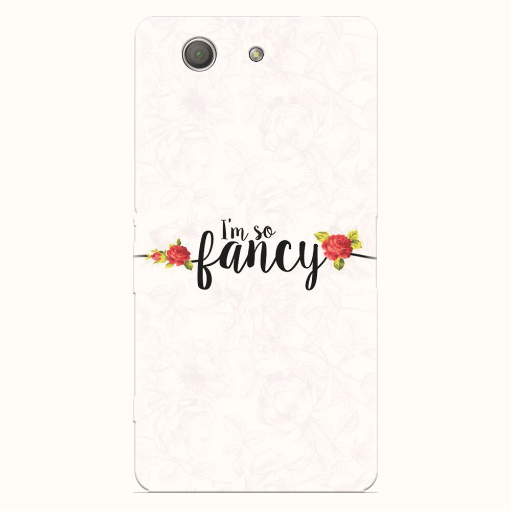 Husa silicon pentru Sony Xperia Z3 mini, Im So Fancy Floral