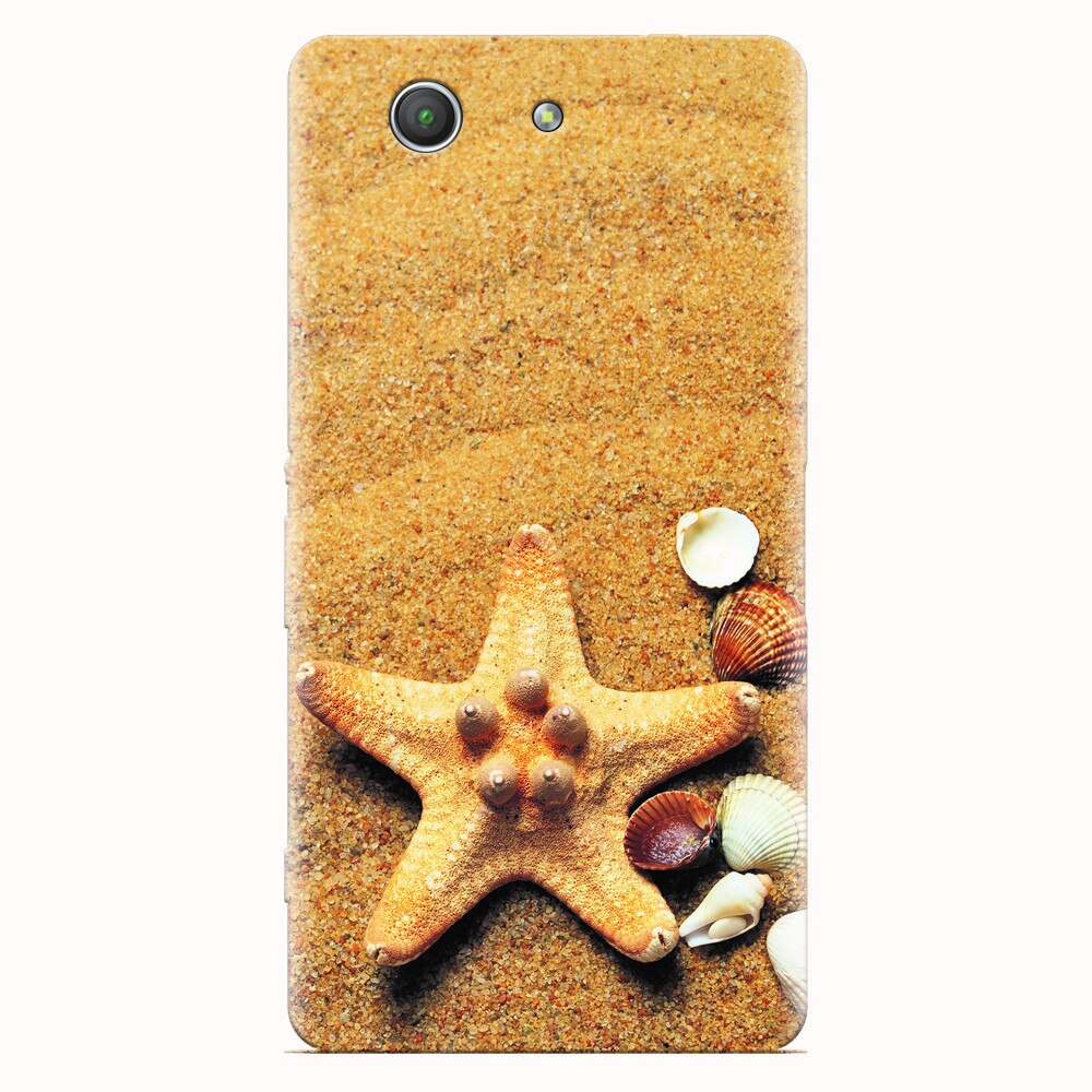 Husa silicon pentru Sony Xperia Z3 mini, Sea Shells