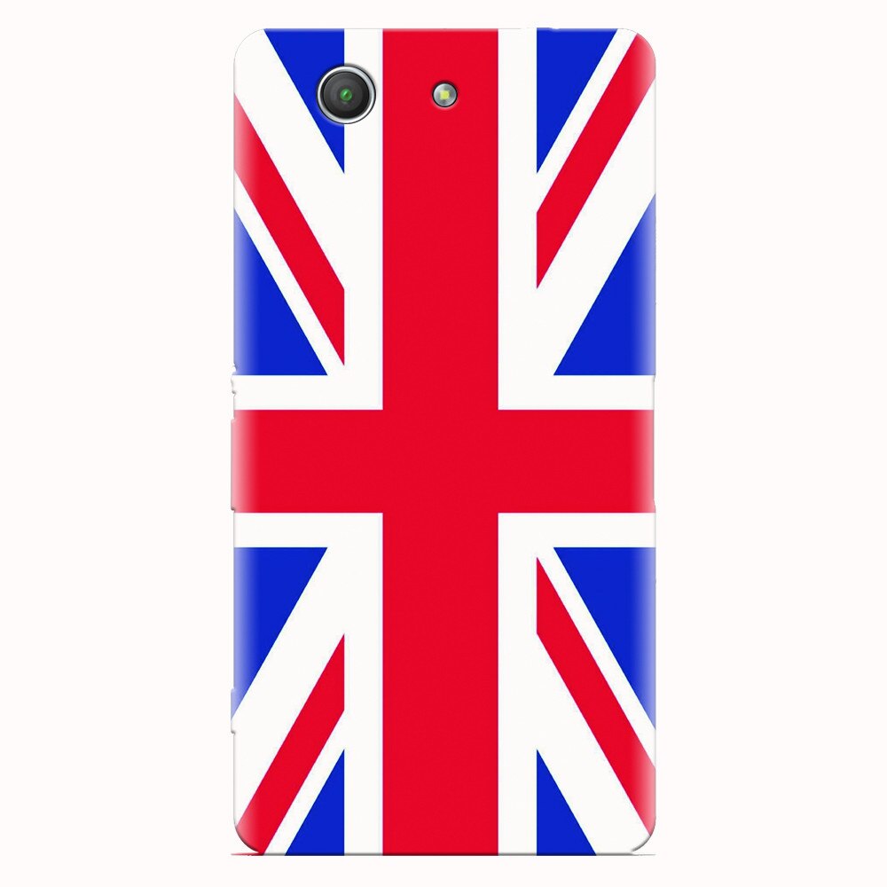 Husa silicon pentru Sony Xperia Z3 mini, UK Flag Illustration