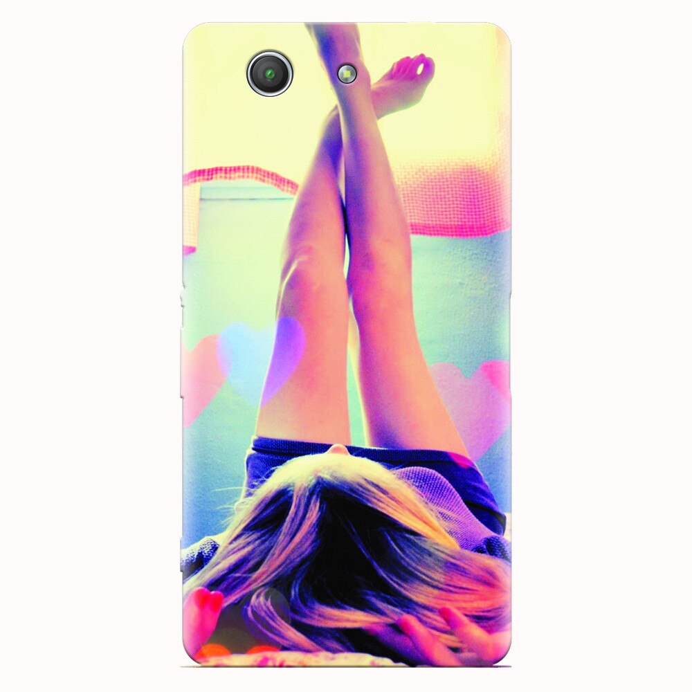 Husa silicon pentru Sony Xperia Z3 mini, Relax Girl