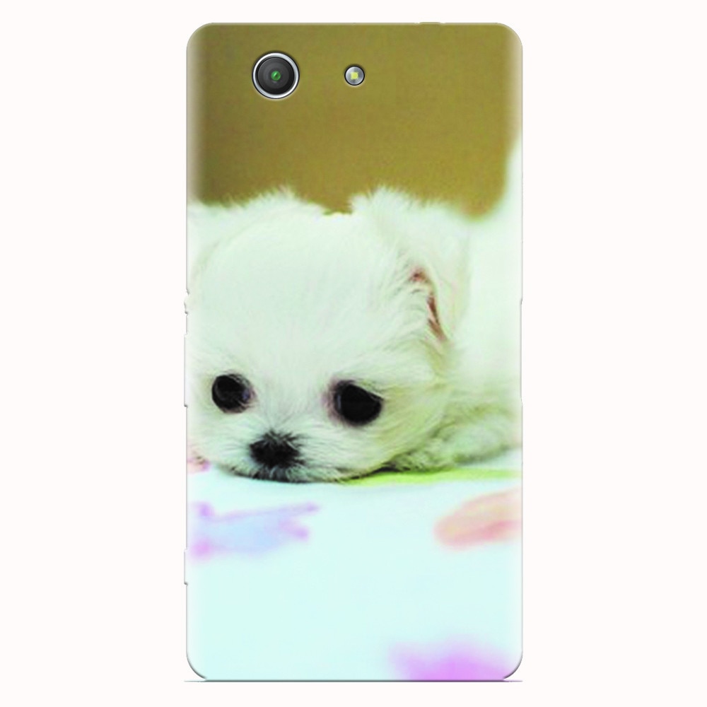 Husa silicon pentru Sony Xperia Z3 mini, Puppies 001