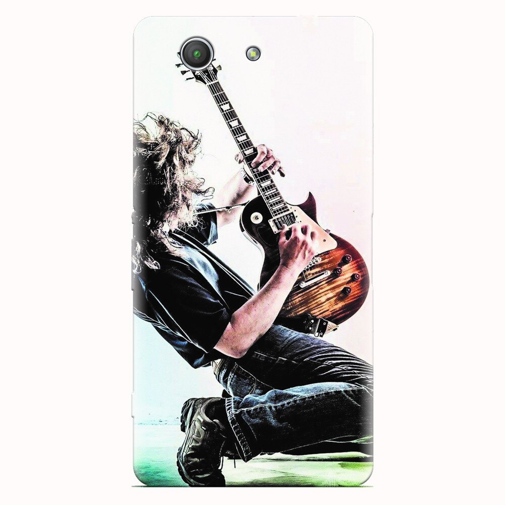Husa silicon pentru Sony Xperia Z3 mini, Rock Star