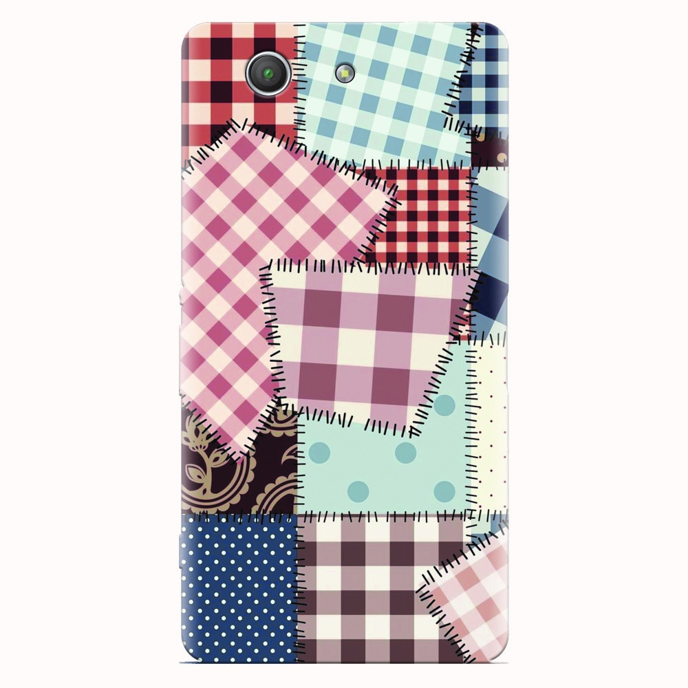 Husa silicon pentru Sony Xperia Z3 mini, Patchwork Vector