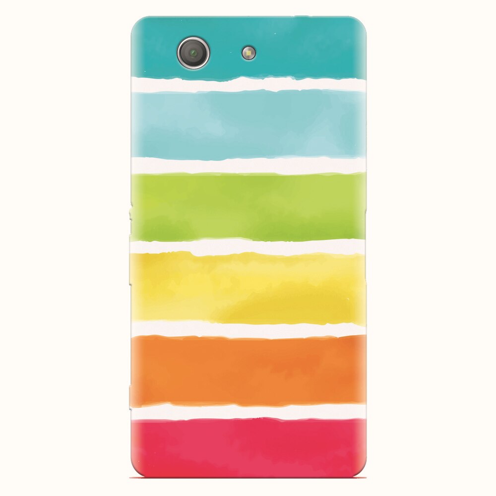 Husa silicon pentru Sony Xperia Z3 mini, Watercolors