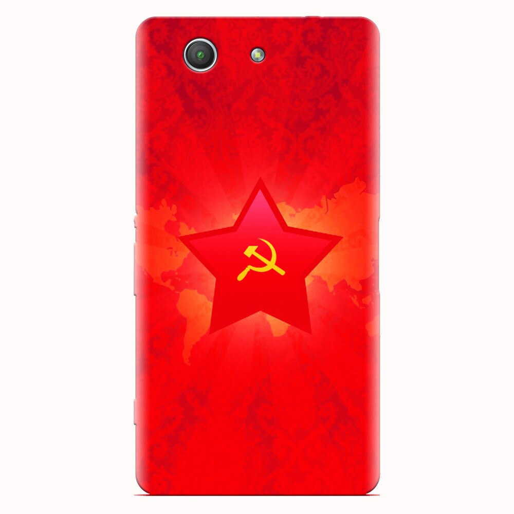 Husa silicon pentru Sony Xperia Z3 mini, Soviet Union