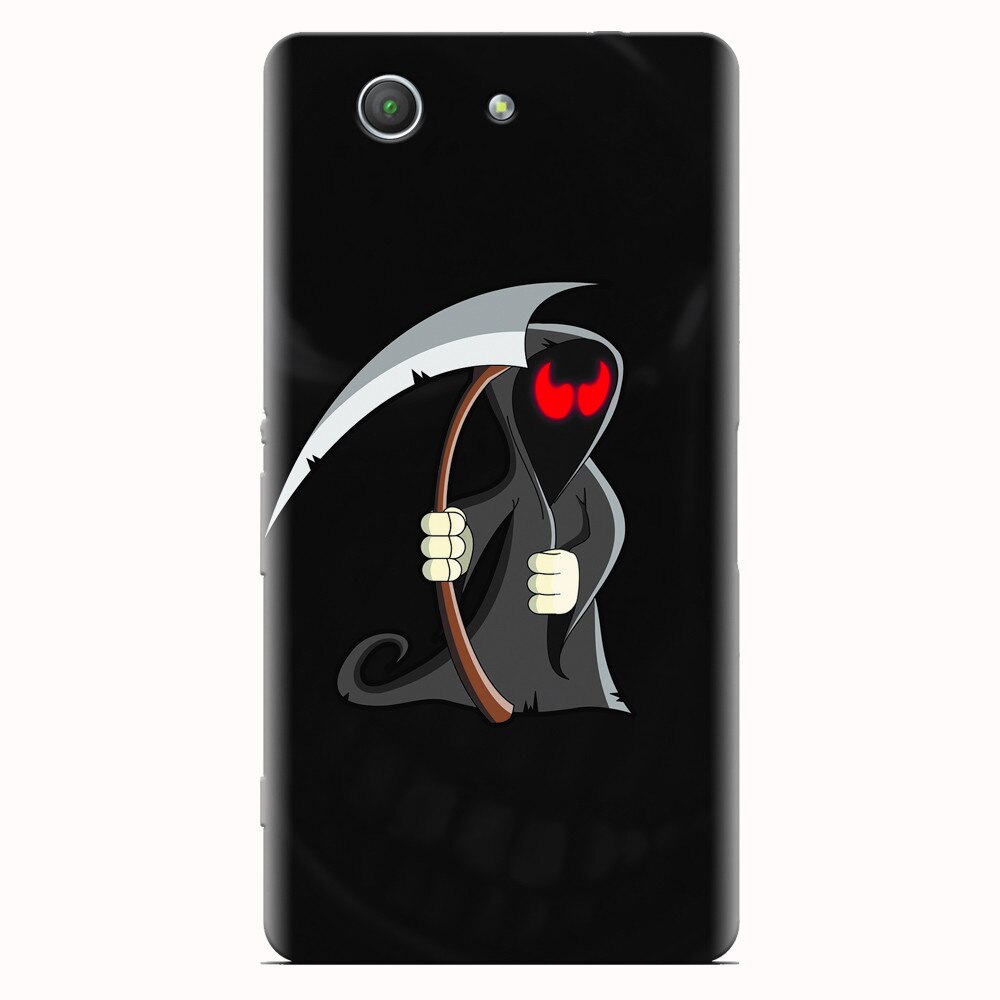 Husa silicon pentru Sony Xperia Z3 mini, Grim Reaper