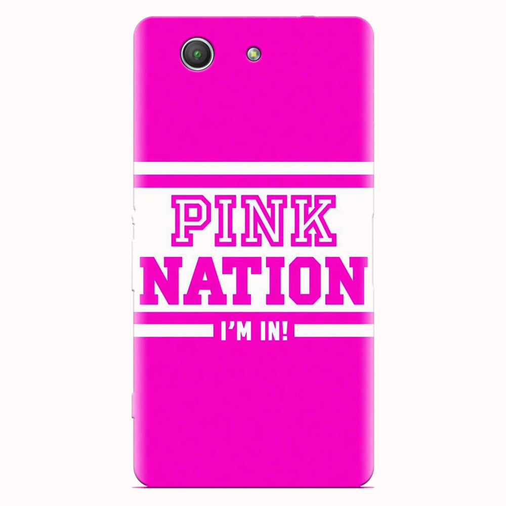 Husa silicon pentru Sony Xperia Z3 mini, Pink Nation
