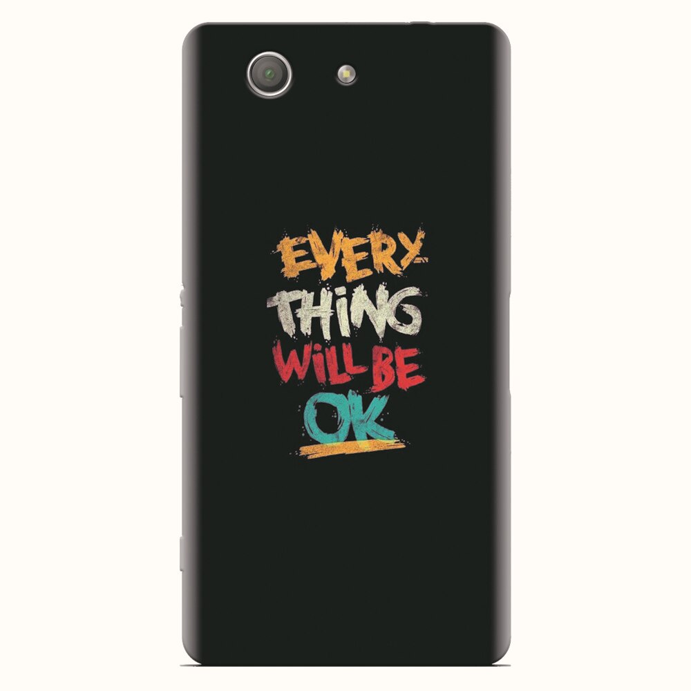 Husa silicon pentru Sony Xperia Z3 mini, Everything Will Be Ok