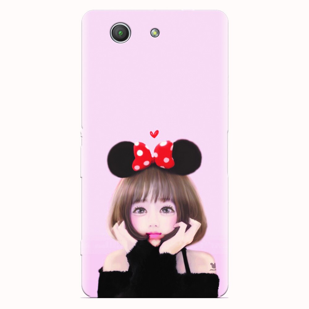 Husa silicon pentru Sony Xperia Z3 mini, Girly 002